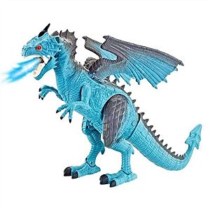 Dragão do Gelo Azul com controle Remoto - DG051 - Polibrinq