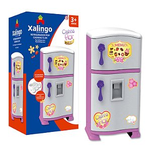 Geladeira - Refrigerador Infantil - Casinha Flor - 04532 - Xalingo