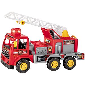 Caminhão Bombeiro Fire - Com som e Luz - 5042 - Magic Toys