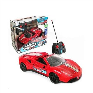 Carrinho Controle Remoto Monster Truck Junior - Polibrinq - Vermelho