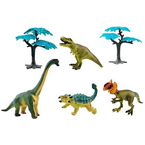 Beast Alive - Dino World Master Collection - Brotossauro Verde - 1103 - Candide