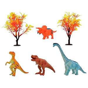 Beast Alive - Dino World Master Collection - Brotossauro Azul - 1103 - Candide