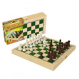 Jogo De Xadrez e Damas 56Pcs Harry Potter 53732 Xalingo - Outros