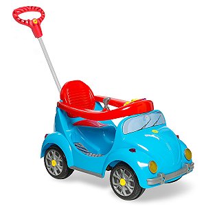 Carrinho de Passeio e Pedal - Fusca Azul - 998 - Calesita