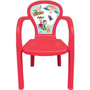 Cadeira Infantil Decorada ABC  - 276 - Usual Plastic