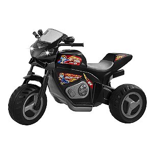 Moto Elétrica Infantil Motocross Para Criança +3 anos até 20kg Realista 6v  Xplast Moto Elétrica Moto