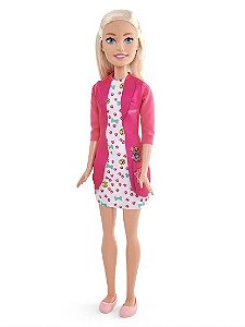 Boneca Barbie Profissões - Large Doll - Veterinária 69cm - 1232 - Pupee
