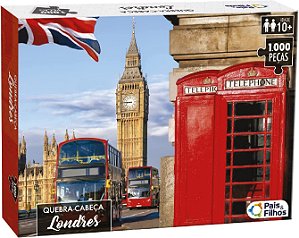 Quebra Cabeça Londres - 1000 peças - 790679 - Pais e Filhos