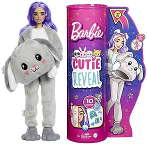 Boneca Barbie Cutie Reval Cachorrinha - Com 10 Surpresas - HHG18 - Mattel