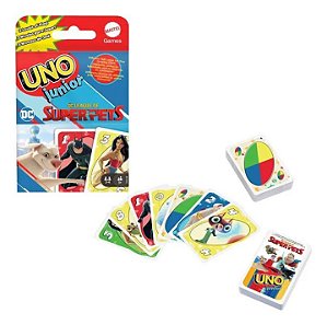 Mattel Games - UNO júnior - Jogo de cartas, Jogos cartas criança