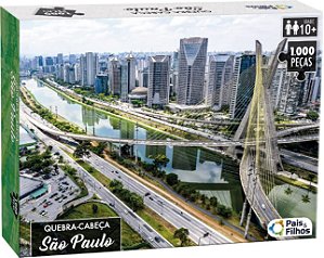 Quebra Cabeça São Paulo - 1000 Pçs  - 790777 - Pais e Filhos