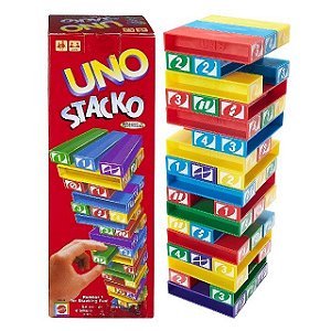 Jogo Uno Stacko da Mattel 45 Blocos - Mattel - Outros Jogos