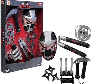 Kit Força Ninja Mascara e Acessorios  - ZP00534 -  Zoop Toys