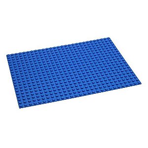 Base Azul  - Blocos de Montar - 25.6x25.6 Cm -   BR1209 - Multikids