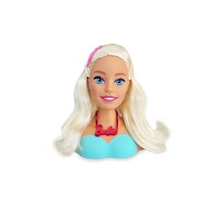 Boneca Infantil -  Barbie Busto  Styling Head com Acessórios - 1255 -  Pupee
