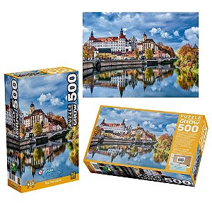 Puzzle 750 peças Panorama Ilha dos Dinossauros - Loja Grow