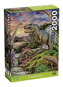 Quebra-Cabeça Madeira Dinossauros 30 Peças – Coluna 790697 - Real