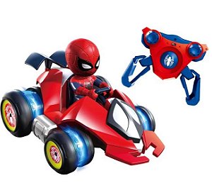 Veículo Controle Remoto 7 Funções Homem-Aranha Buggy Hero