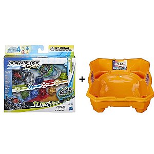 Combo Pião Jogo Beyblade + Arena de Batalha - E6779/E7619 - Hasbro