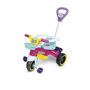 Triciclo infantil baby city menina magical rosa com lilás 3150 maral -  Jeffersom Eletromóveis