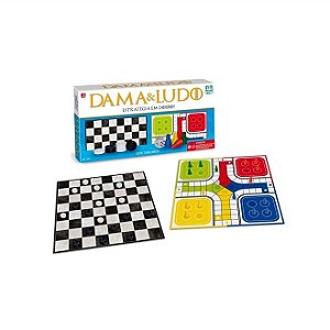 Jogo De Damas e Ludo - 60210 - Xalingo - Real Brinquedos