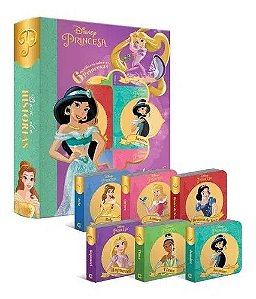 Livro Disney Princesa - Box De Historia Kit 6 Livros Capa Dura - 80203 - Culturama
