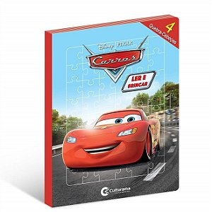 Livro para Ler e Brincar - Carros - Quebra Cabeça -  300206 - Culturama