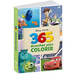 Livro 365 Desenhos para Colorir - Disney Pixar - 70202 - Culturama