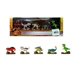 Jurassic World Kit com 5 Mini Dinossauros - GXW45 - Mattel