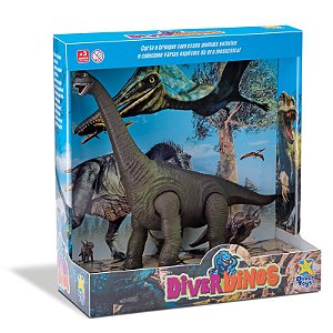 Dinossauro - Braquiossauro Articulado - 8194 - Divertoys