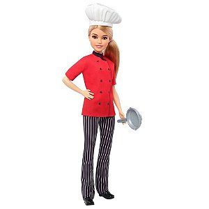 Boneca Barbie - Profissões - Chef de Cozinha - DVF50 - Mattel