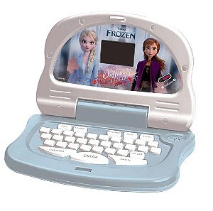 Laptop Infantil Educativo - Frozen Magic Tech Bilíngue - 8306 - Candide