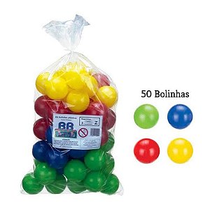 Kit com 50 Bolinhas De Piscina - 140 - BB Bolinhas