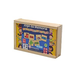 Jogo Da Memória com 40 peças - Alfabetização - Coluna - 790703 - Pais e Filhos