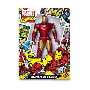 Boneco Homem De Ferro - Marvel Comics - 45cm - 0553 - Mimo