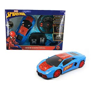 Carro Controle Web Crasher - Homem Aranha - 5842 - Candide - Real