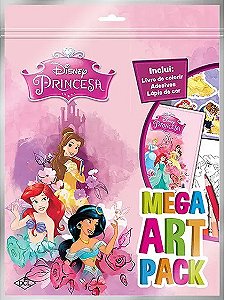 Livro - Disney - Mega Art Pack - Princesas - D2444 - DCL