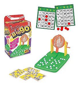 Jogo Bingo - 48 Cartelas - Globo Giratório - 645 - Pica Pau