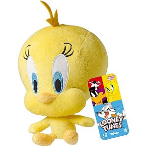 Boneco Pelúcia - Looney Tunes - Piu-piu - 22cm - 2230 - NovaBrink