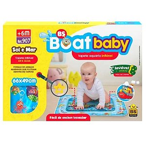 Tapete De Água Inflável -  Animais Marinhos - Infantil Baby - 903 - Bs Toys