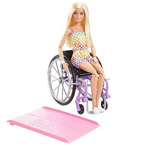 Boneca Barbie Fashionista -  Cadeira de Rodas - HJT13 - Mattel