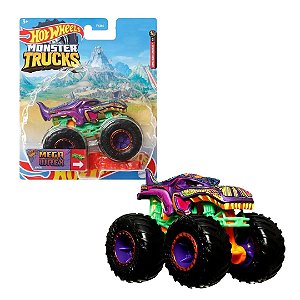 Hot Wheels Monster Trucks 1:64  - Mega Wrex Roxo - FYJ44 - Mattel