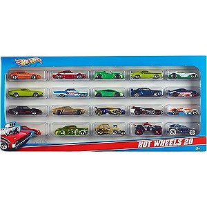 Hot Wheels - Pacote Com 20 Carros - Sortidos - H7045 - Mattel - Real  Brinquedos