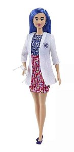 Boneca Barbie Profissões Cabeleireira Fashion DVF50 Mattel