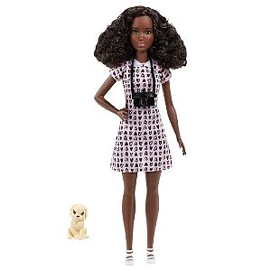 Boneca Barbie Profissões - Fotógrafa de Animais - DVF50 - Mattel