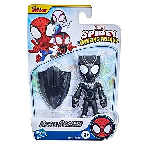 Boneco Marvel Spidey - Pantera Negra 10cm - Hasbro