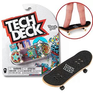 Tech Deck Skate De Dedo Coleção dgk kit 4 Skate 2891 - Sunny no