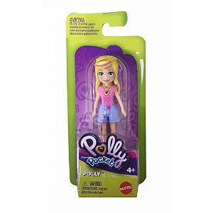Boneca Polly Pocket - Blusa Rosa De Bolinhas - FWY19  - Mattel