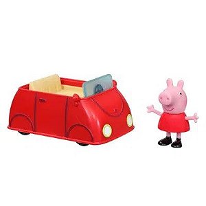 Mini Veículo - Peppa Pig - Carro Vermelho - F2212 - Hasbro