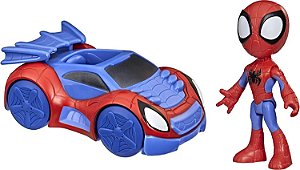 Boneco Spider-Man - Homem Aranha - Com Veículo - F1940 - Hasbro